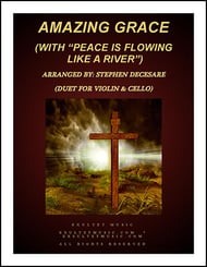 Amazing Grace (with Peace is Flowing) Instrumental Duet EPRINT cover Thumbnail